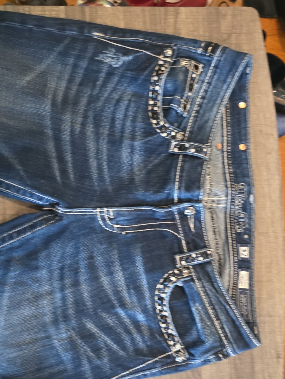 Miss Me 32 Blue Embellished Women’s Jeans